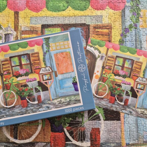 1000 Piece "Market Day" Jigsaw Puzzle - Picture 4 of 5